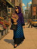 Retro Dusty Rose Abaya