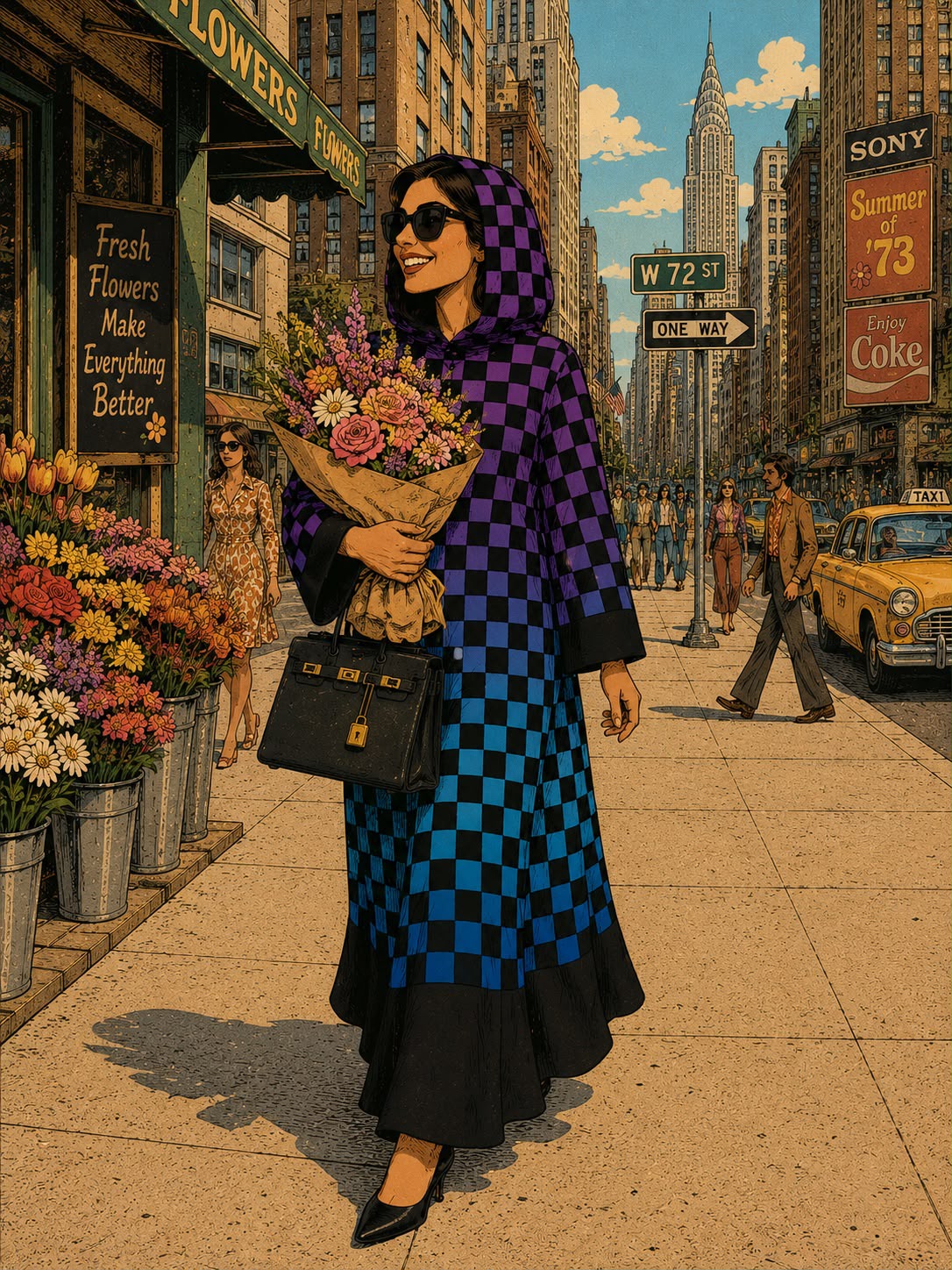Retro Dusty Rose Abaya