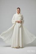 Retro Project Ivory Abaya